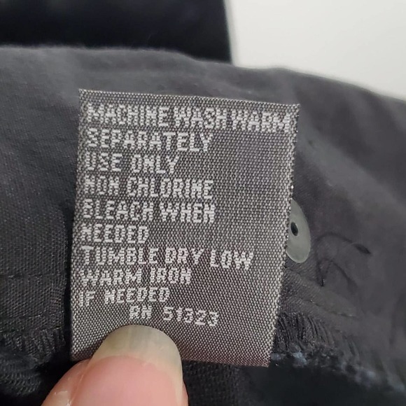 Kenneth Cole Reaction Denim Mini Skirt Black Size 14 - Picture 7 of 9